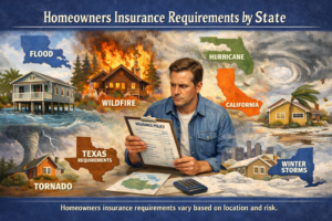 A homeowner comparing insurance requirements across different U.S. states.
